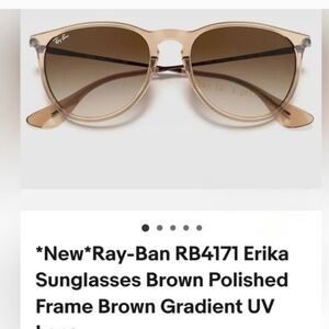Ray-Ban Brown Gradient Erika Sunglasses